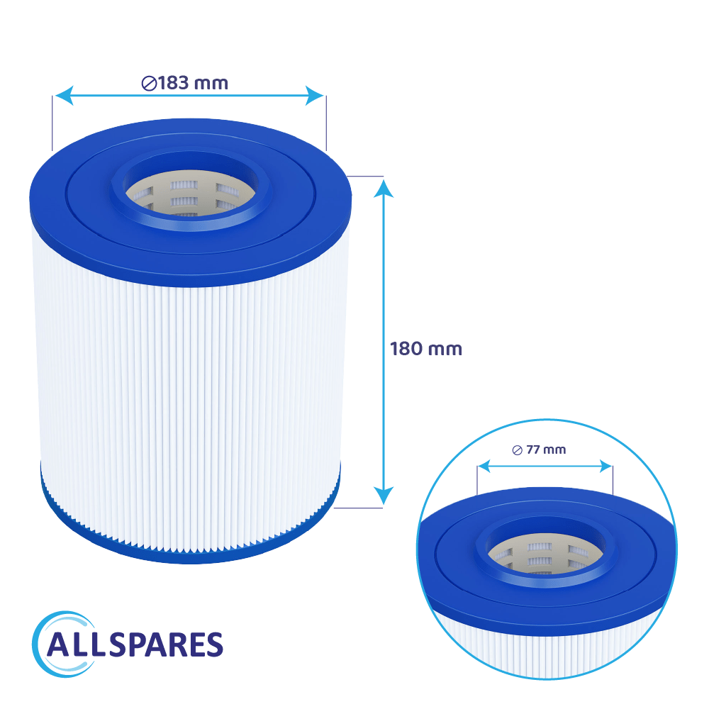 Filtro de agua para piscina compatible con Emaux CF25 / CF25-CE / 914100437