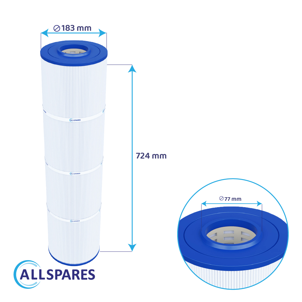 Filtro deagua piscina compatible con Poolex PF-NFX100CT / Netflux 100