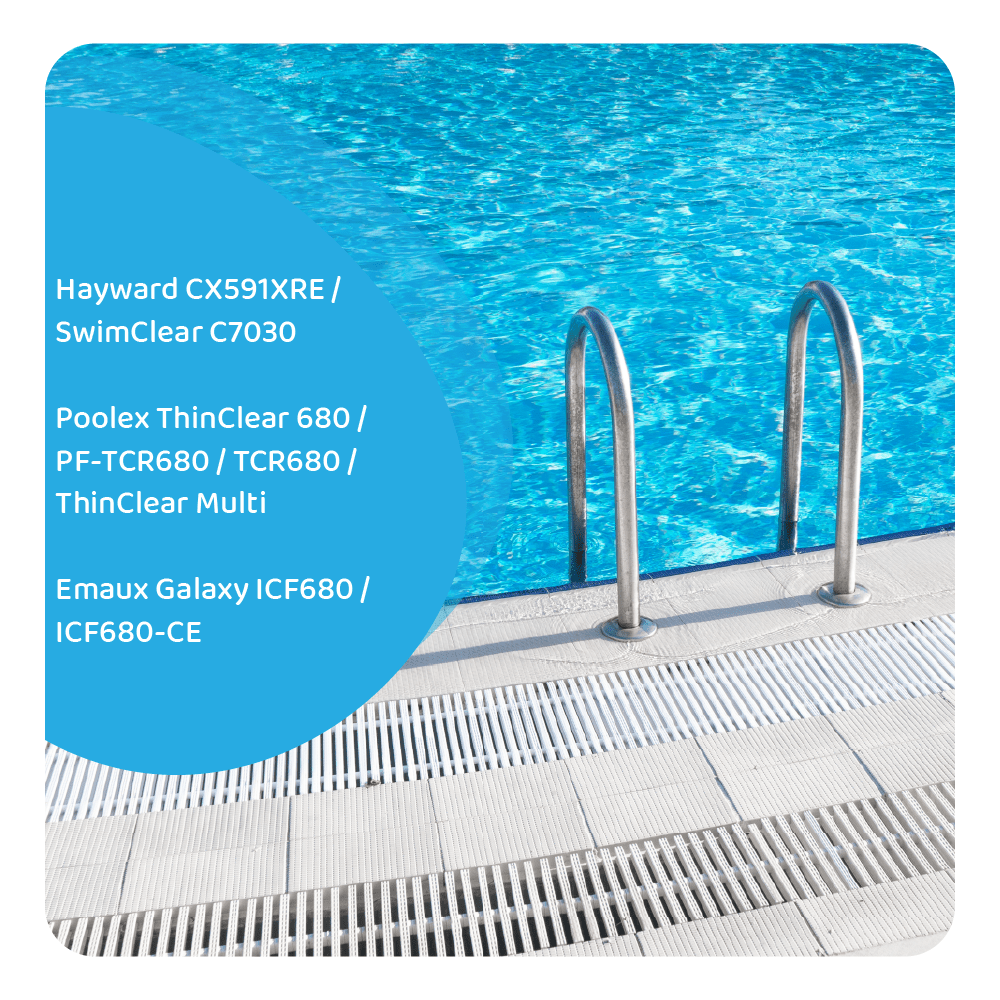 Filtro de agua piscina compatible con Hayward CX591XRE / SwimClear C7030