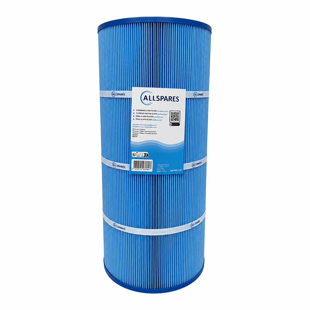 Cartucho para piscina compatible con Waterair CW100 (antibacteriano)