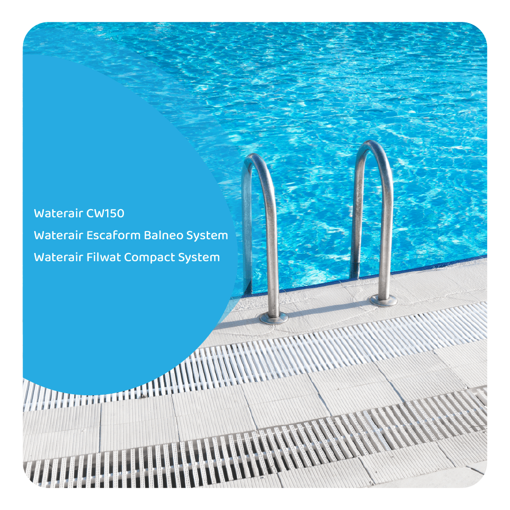 Filtro de cartucho para piscina compatible con Waterair CW150 / 008554