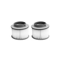 Filtro de cartucho para piscina compatible con MSpa / SC802 / 40104 con soporte de filtro (x2)