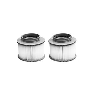 Filtro de cartucho compatible con MSpa / SC802 / 40104 con soporte de filtro (2 uds.) para piscina
