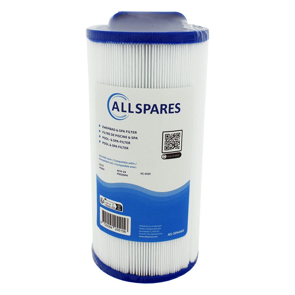 Filtro de cartucho para spa compatible con PGS25P4 / 20254-238 / SC717 / 40260 / 4CH-24