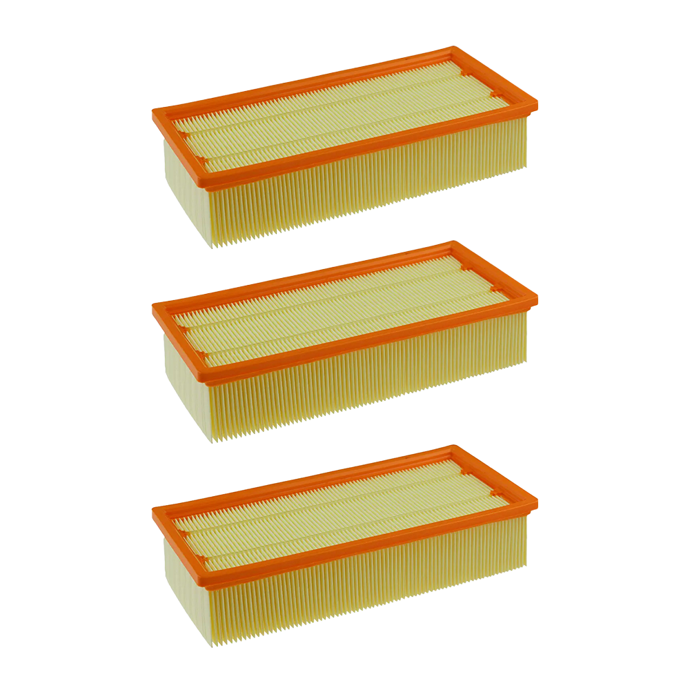 Filtro plano compatible con Kärcher A2701 / A2801 / SE2001 / SE3001 (x3)