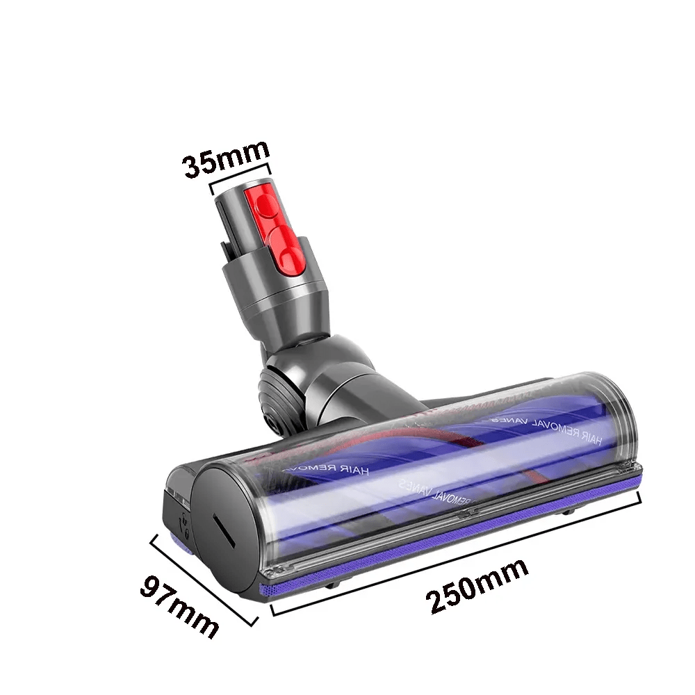 Cepillo motorizado de 225 mm compatible con aspiradora Dyson V7 / V8 / V10 / V11 / V12