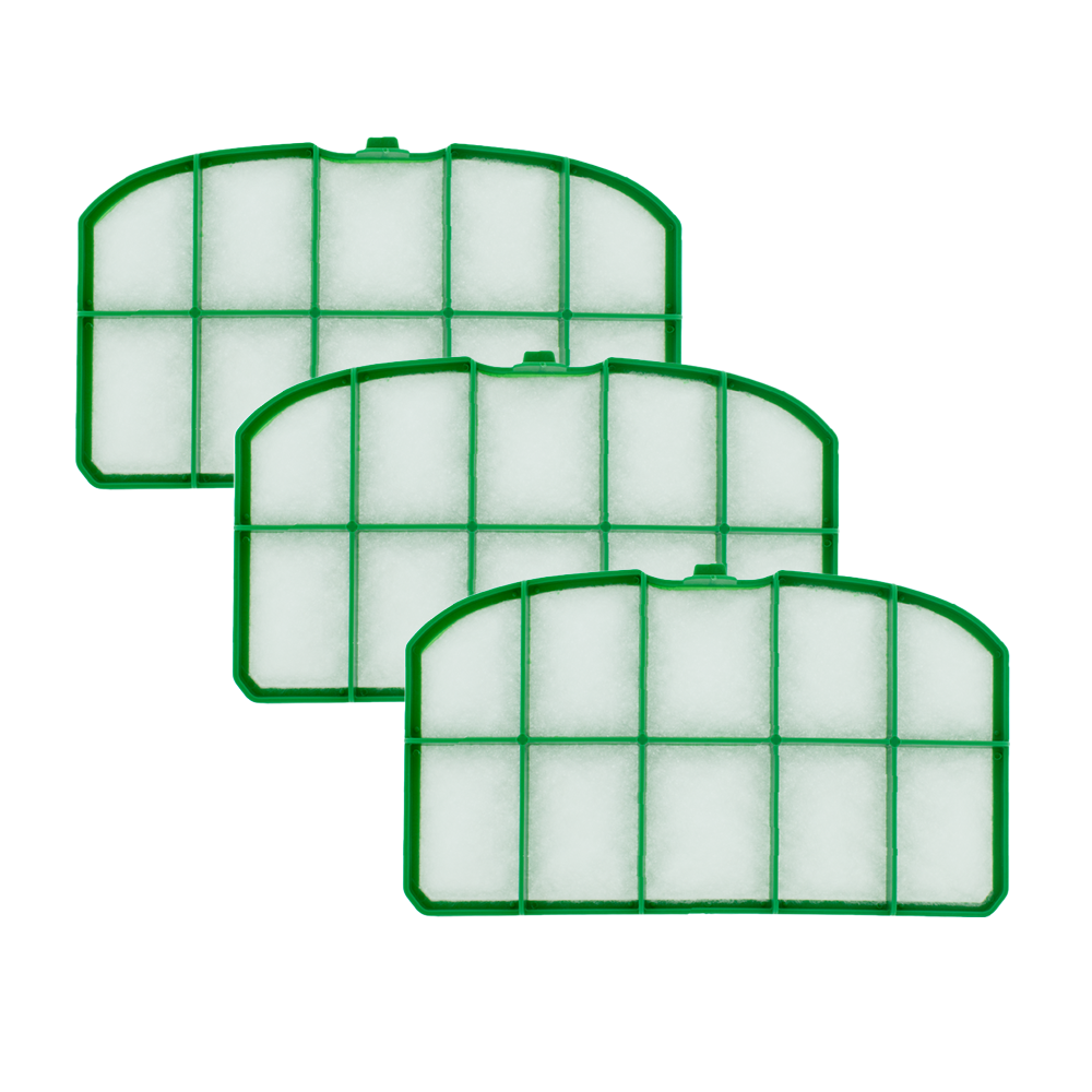 Filtro de Protección del Motor para Aspiradora compatible con Vorwerk Kobold VK200 / VK220S (x3)