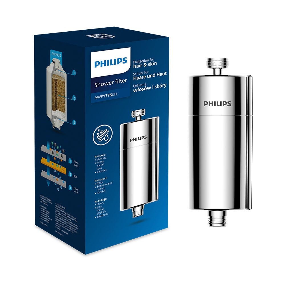 Filtro de ducha Philips Inline AWP1775CH (cromo)