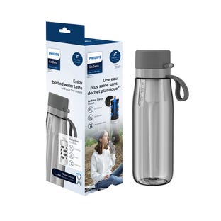 Botella de agua Philips GoZero Daily (660 ml) Gris AWP2731GRR