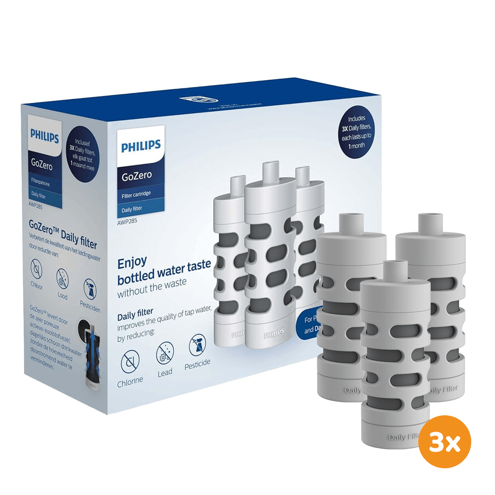 Cartucho de filtro Philips GoZero Daily (3 uds.)