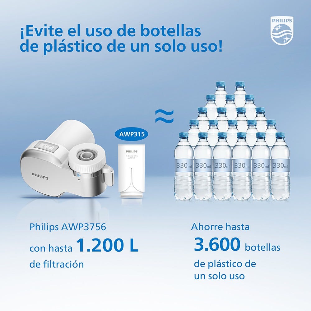 Sistema de filtración de agua Philips On-Tap AWP3756P1 incl. filtro X-Guard Ultra
