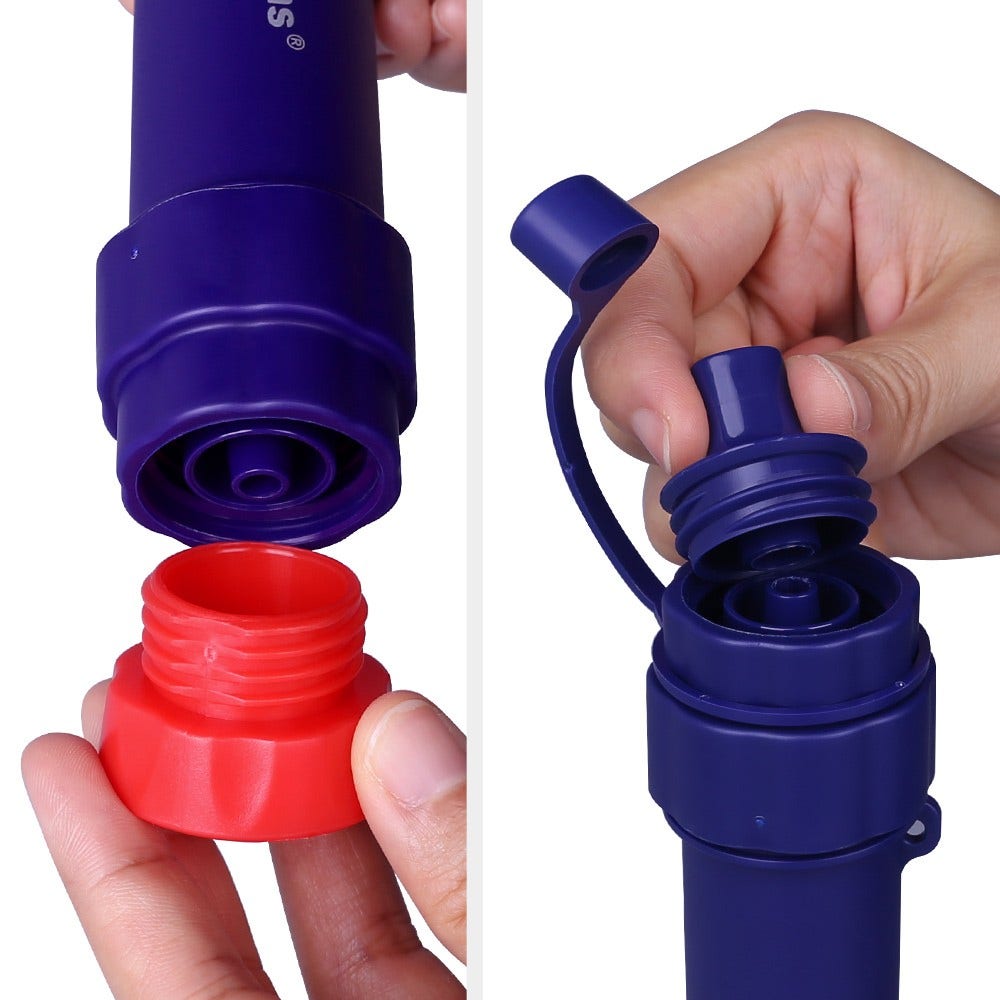 Kit de supervivencia con filtros de agua para emergencias Philips / Allspares (mediano)