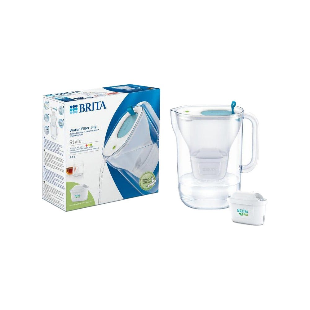 Jarra de filtro de agua BRITA Style + filtro de agua MAXTRA PRO 1051124 (filtra PFAS)