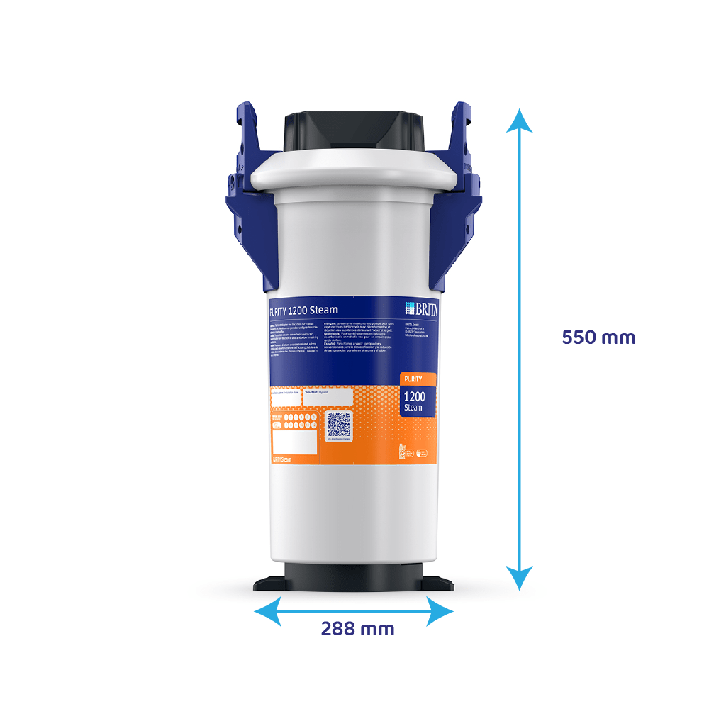 Sistema de filtración BRITA PURITY Steam 1200 (sin MAE)