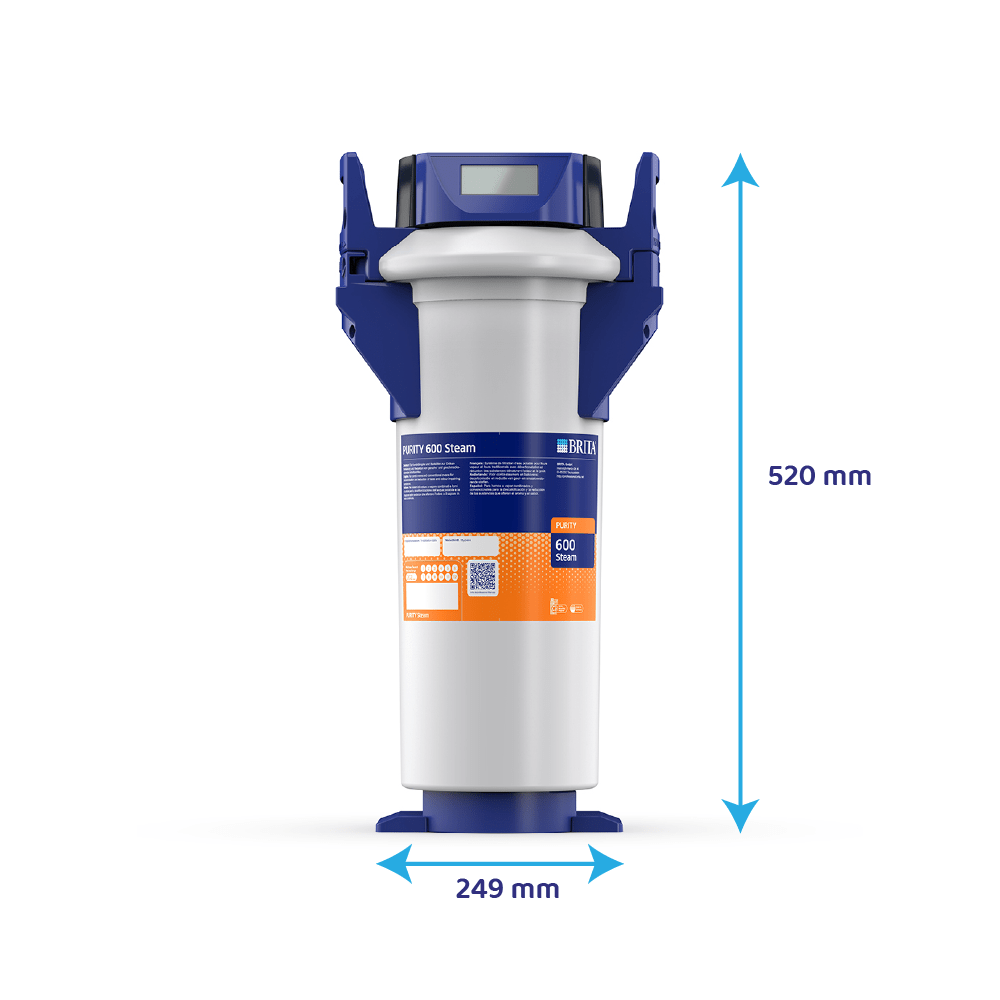 Sistema de filtración de vapor BRITA PURITY Steam 600 (con MAE)