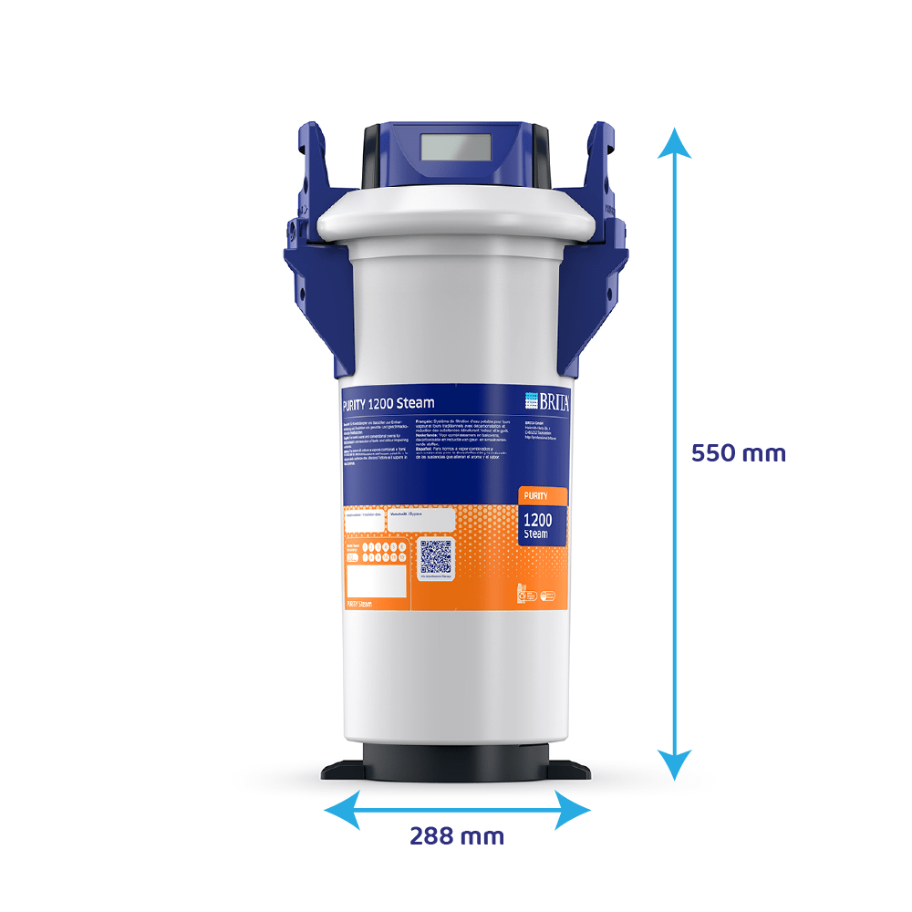 Sistema de filtración de vapor BRITA PURITY Steam 1200 (con MAE)