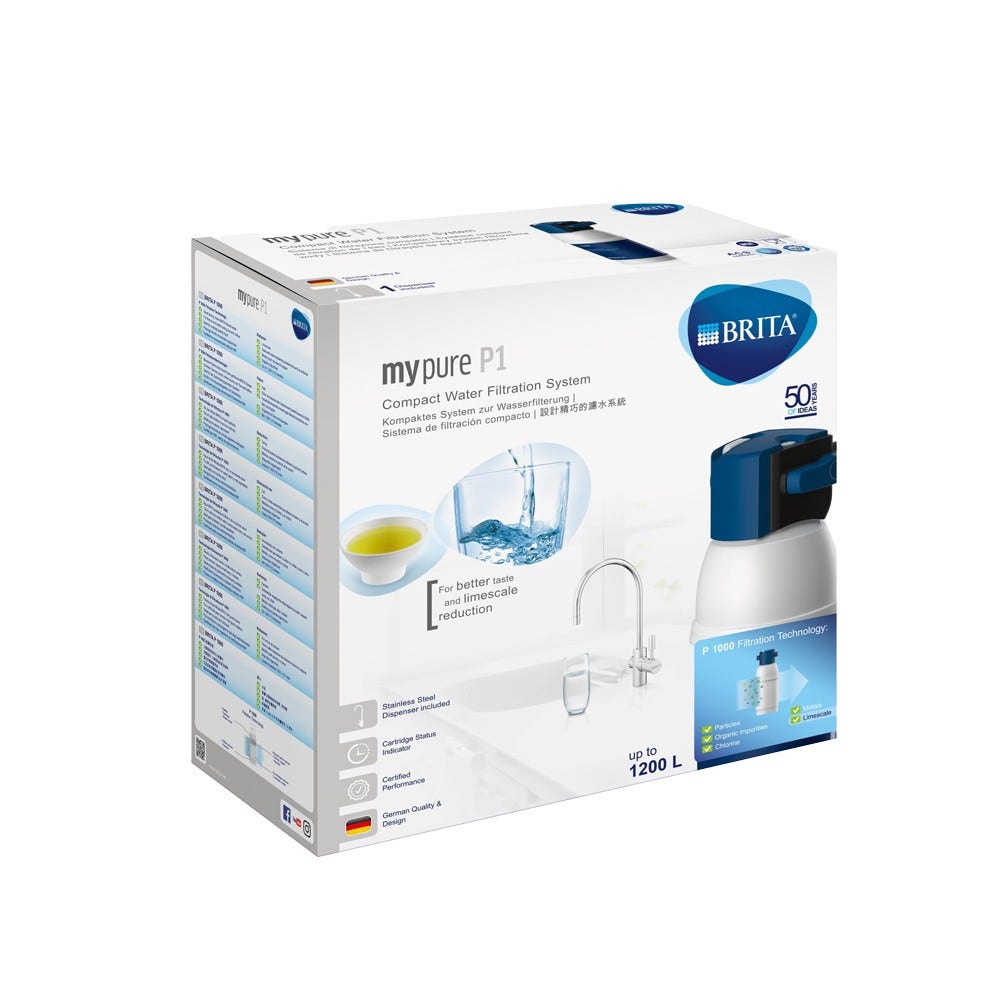  Sistema de filtración de agua BRITA Mypure P1 1025434