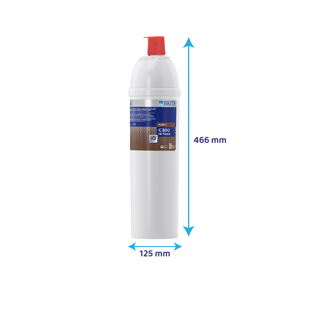 Cartucho filtrante BRITA PURITY C300 iQ Finest compatible con cabezal de filtro iQ