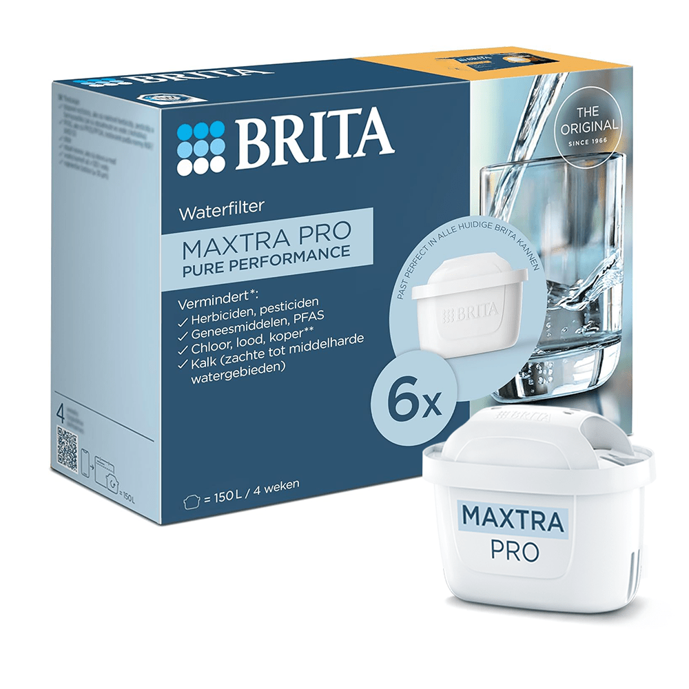 Filtro de agua BRITA MAXTRA PRO PURE PERFORMANCE 6-pack (filtra PFAS)