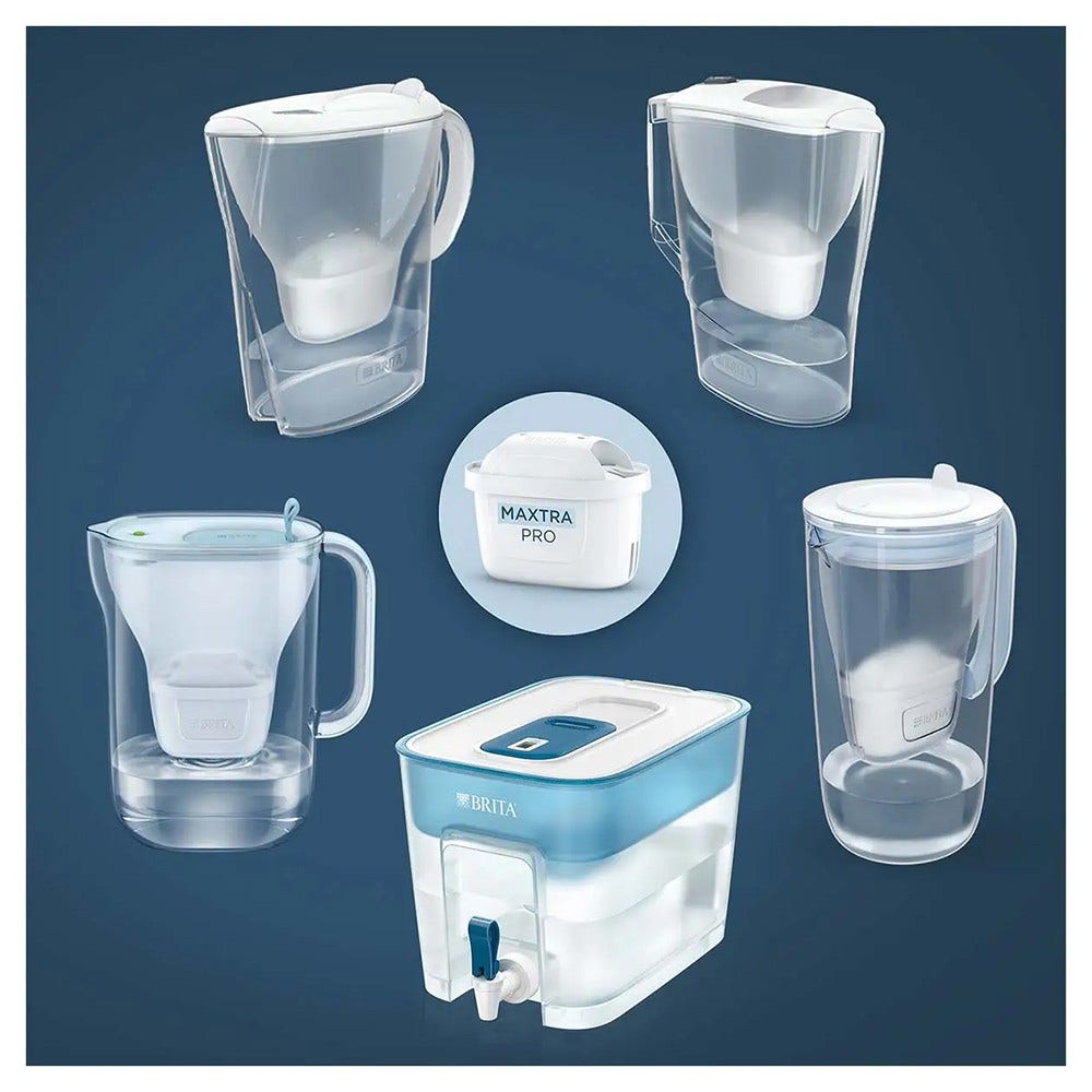 Filtro de agua BRITA MAXTRA PRO PURE PERFORMANCE (x6) filtra PFAS