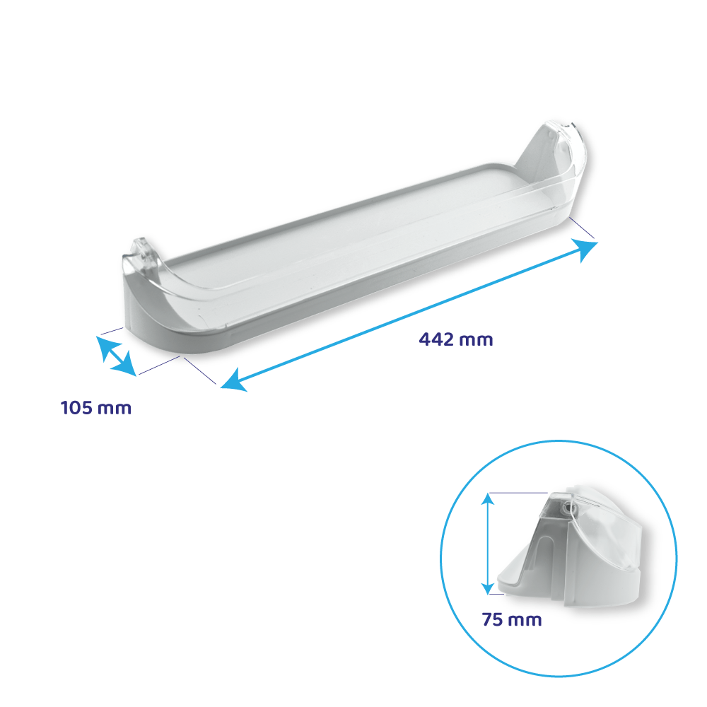 Botellero para nevera Hotpoint-Ariston 442x105mm / C00283254