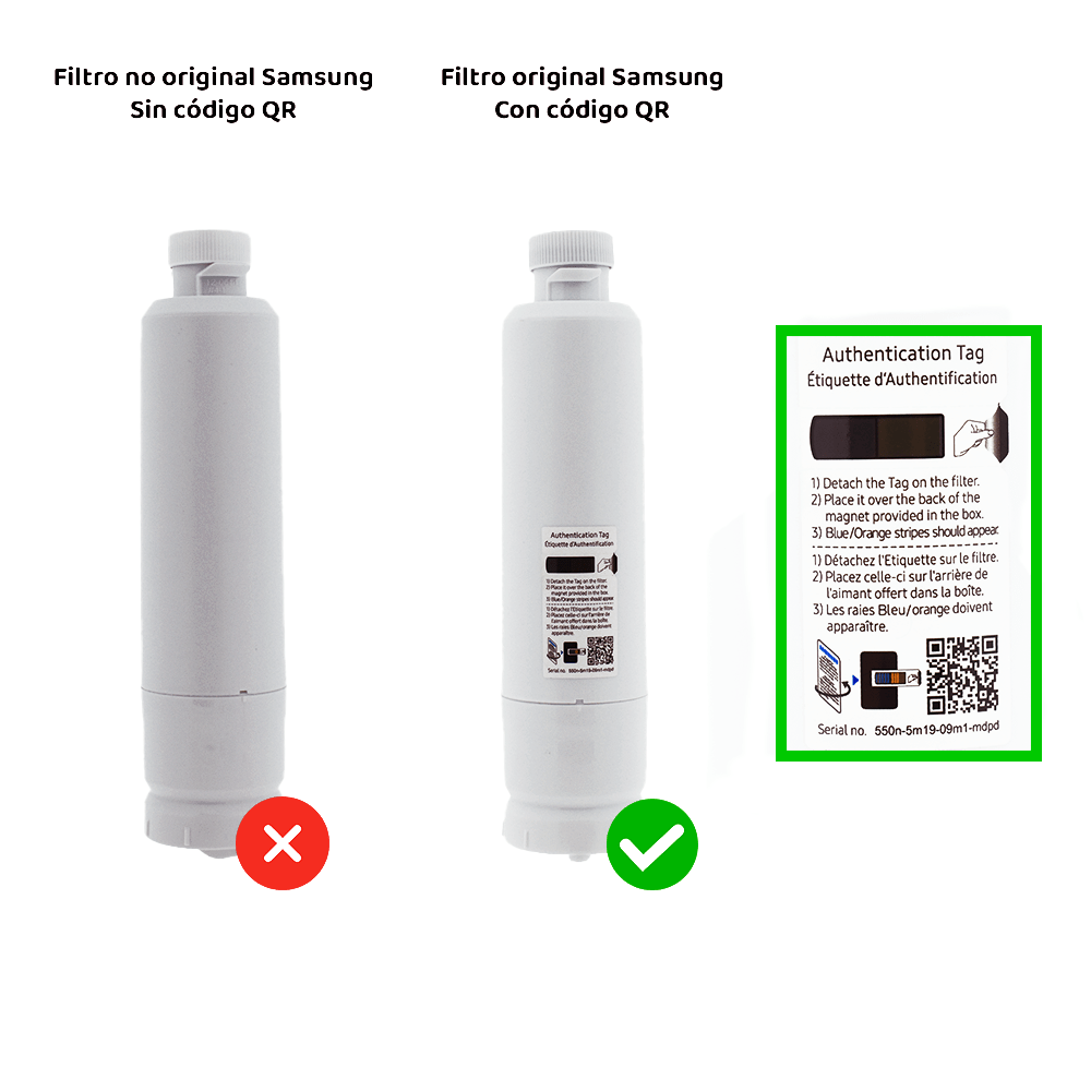 Filtro de agua Original Samsung HAF-CIN/EXP / DA29-00020B