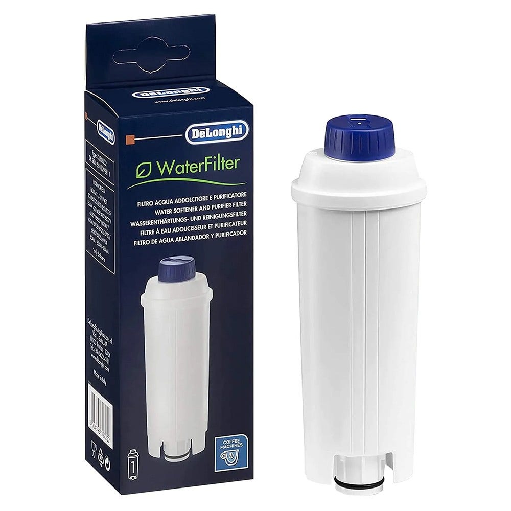 Set de mantenimiento cafeteras DeLonghi Filtro de agua + Descalcificador (2x100ml)