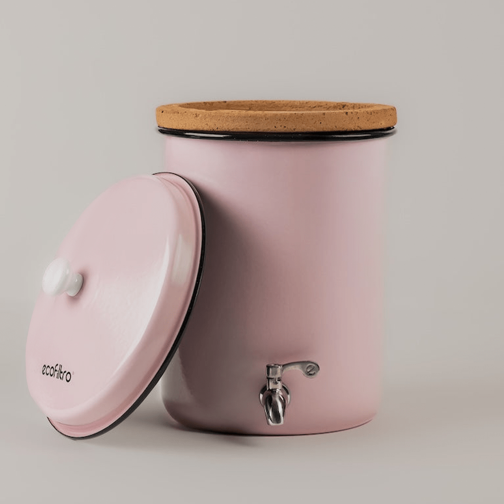 Filtro de agua Ecofiltro rosa bebé 5L (también filtra PFAS)