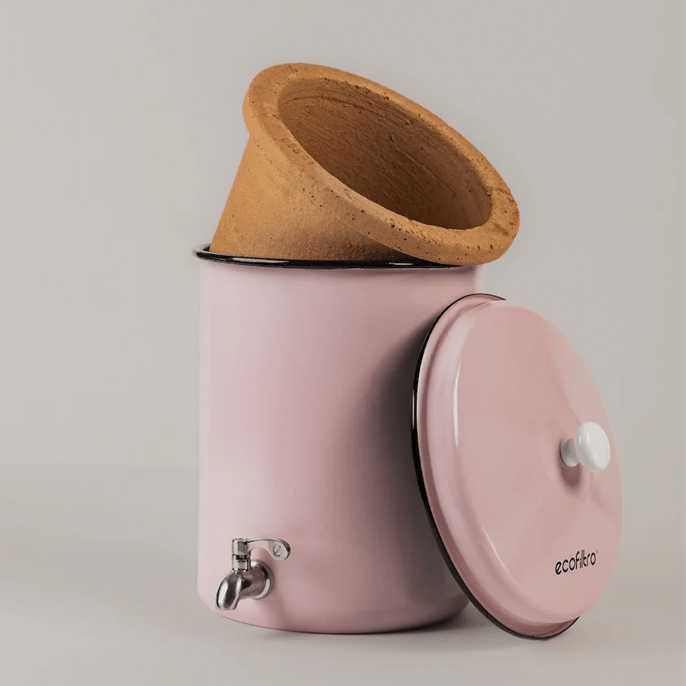 Set completo Ecofiltro 5L Rosa bebé (filtra PFAS)