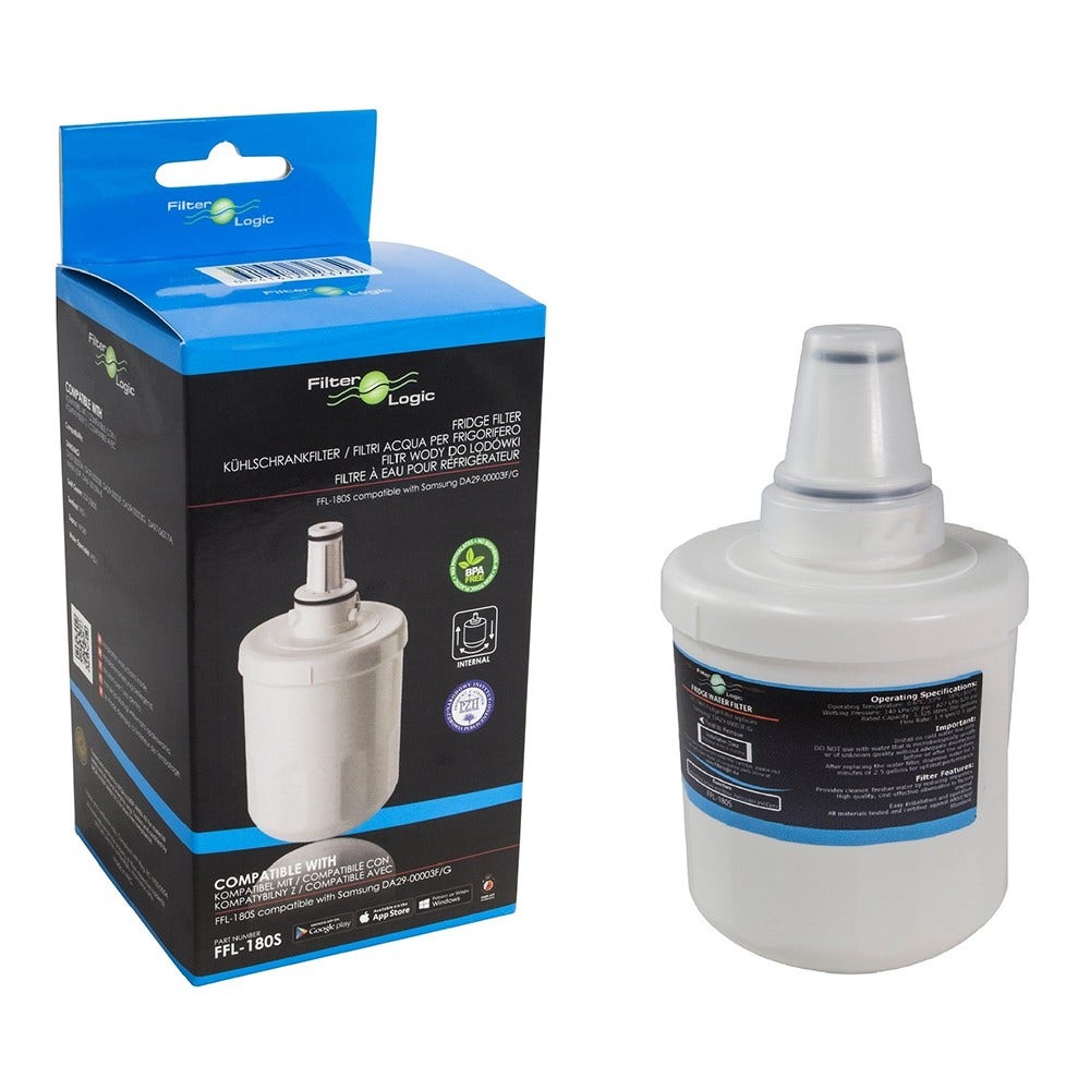 Filtro de agua compatible con Samsung DA29-00003F / DA29-00003G / FFL-180SK