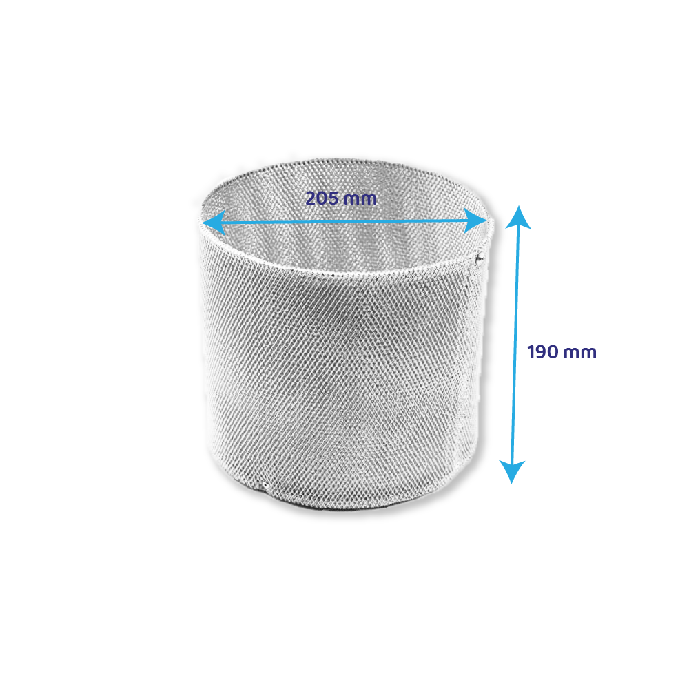 Elica Filtro metálico Ø205x190mm GF07GA