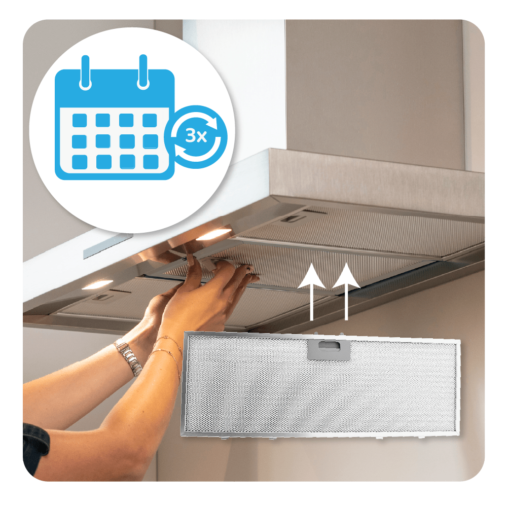 Filtro metálico para campana Elica 558x200x10mm GRI0077330A