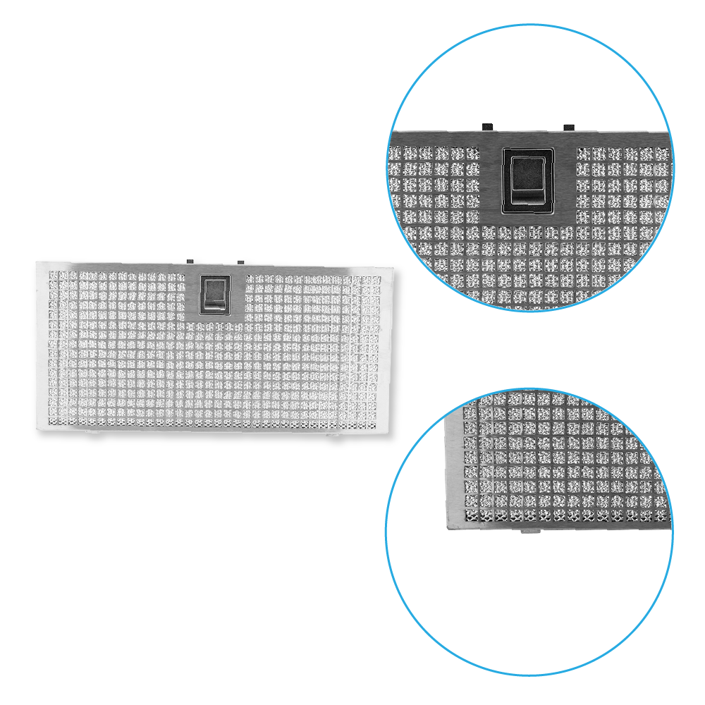 Filtro metálico para campana Elica 175x366mm GRI0099793A