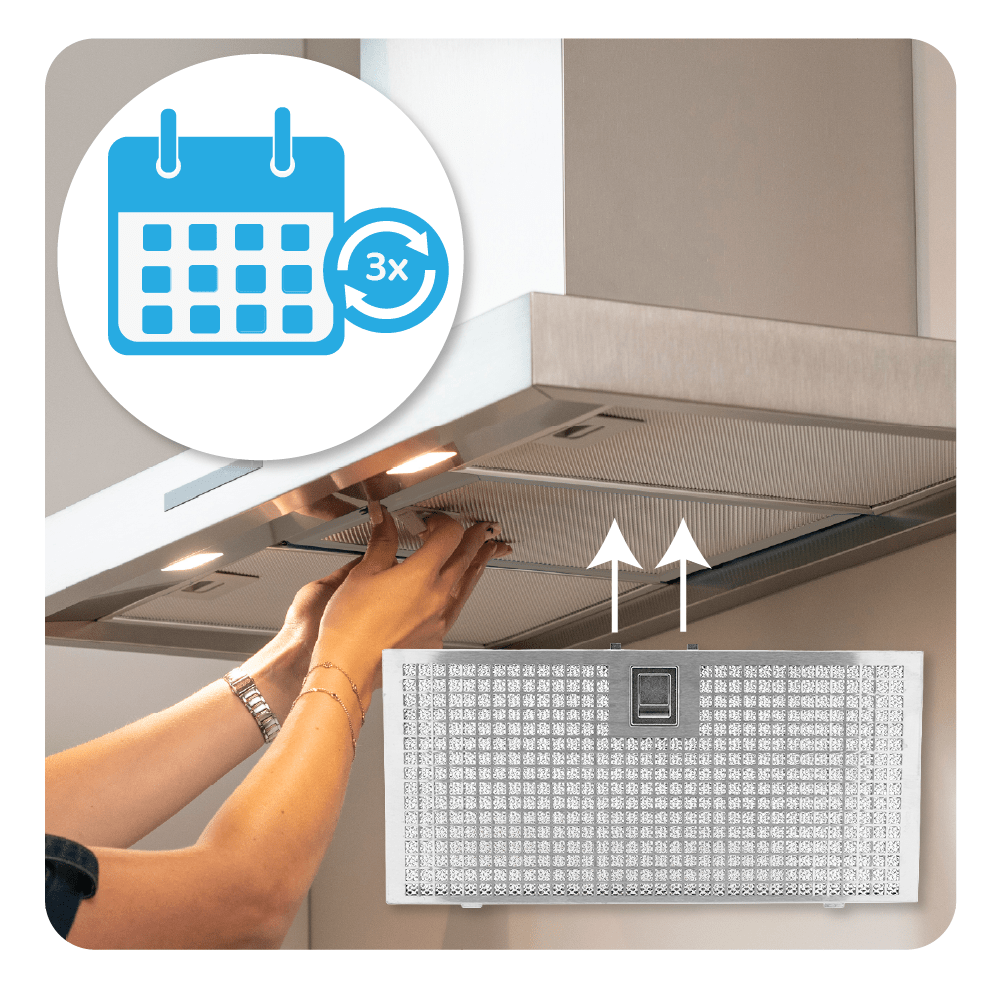 Filtro metálico para campana Elica 175x366mm GRI0099793A