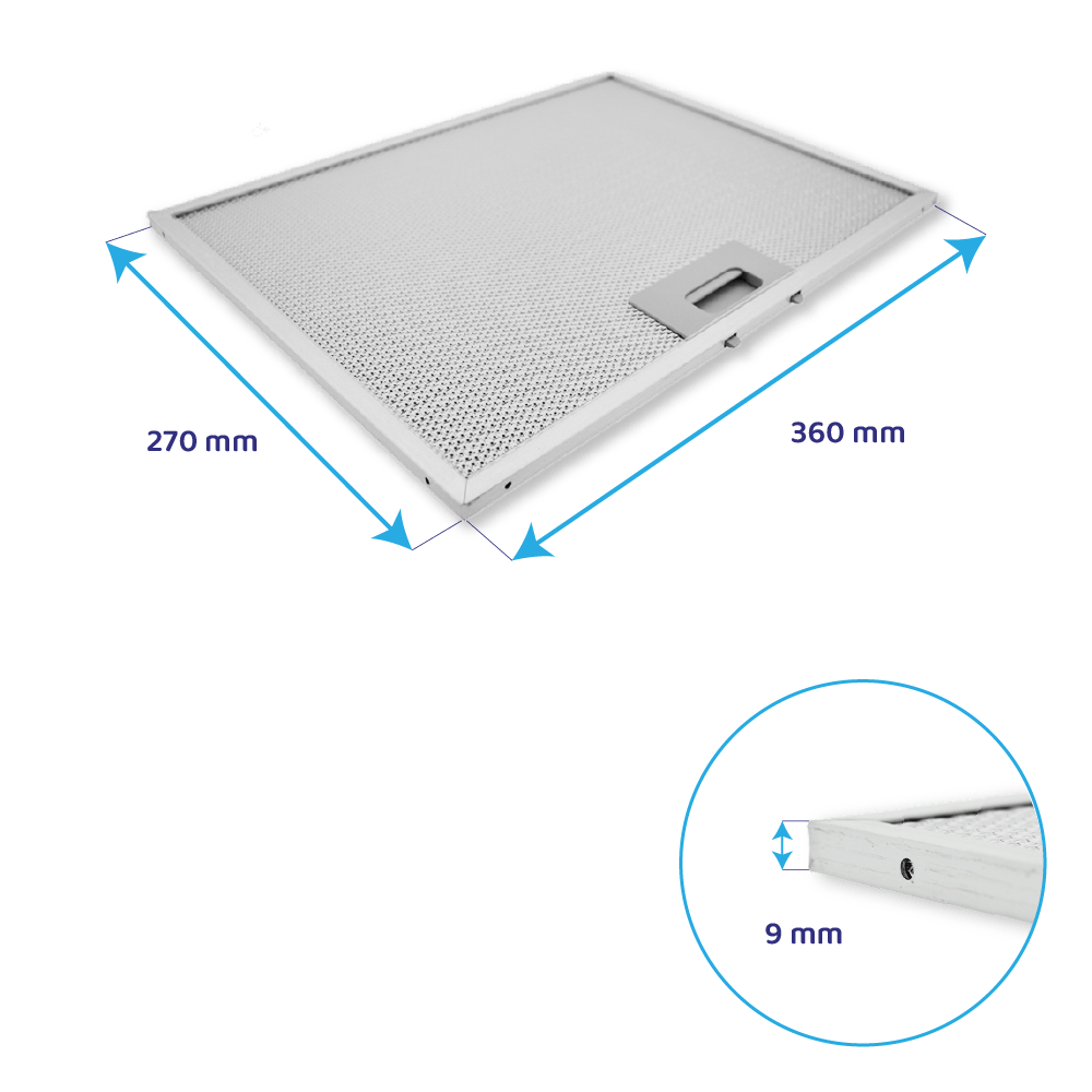 Filtro de carbono (x4) + filtro metálico (x1) compatible con Whirlpool WHIAKR62FLTK
