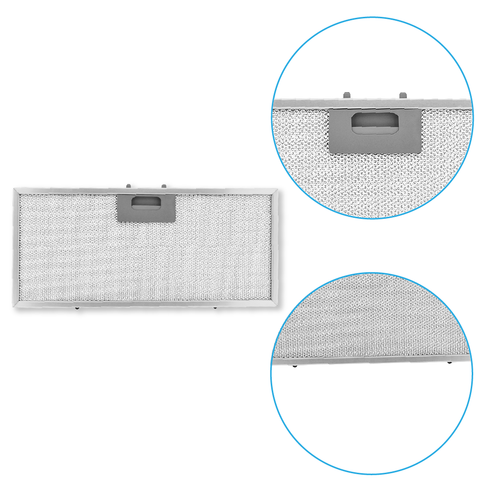 Filtro metálico para campana Elica 173x386mm GRI0138042A