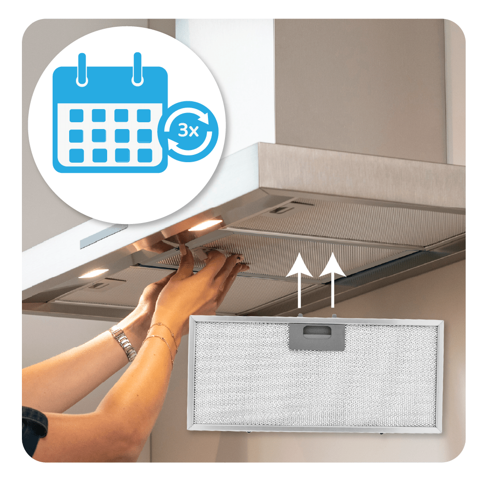 Filtro metálico para campana Elica 173x386mm GRI0138042A