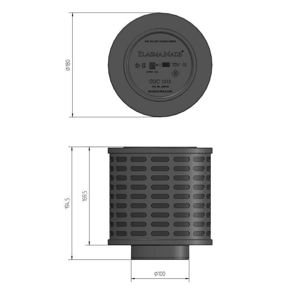 Filtro de plasma PlasmaMade para ATAG HF4001