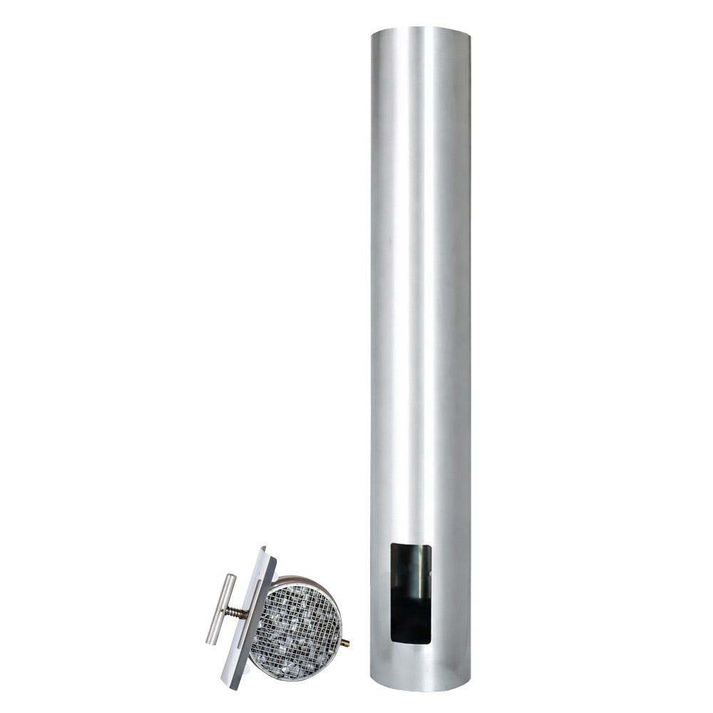 Filtro de humo para estufas de leña ABCAT® Ø150x1000mm INOX