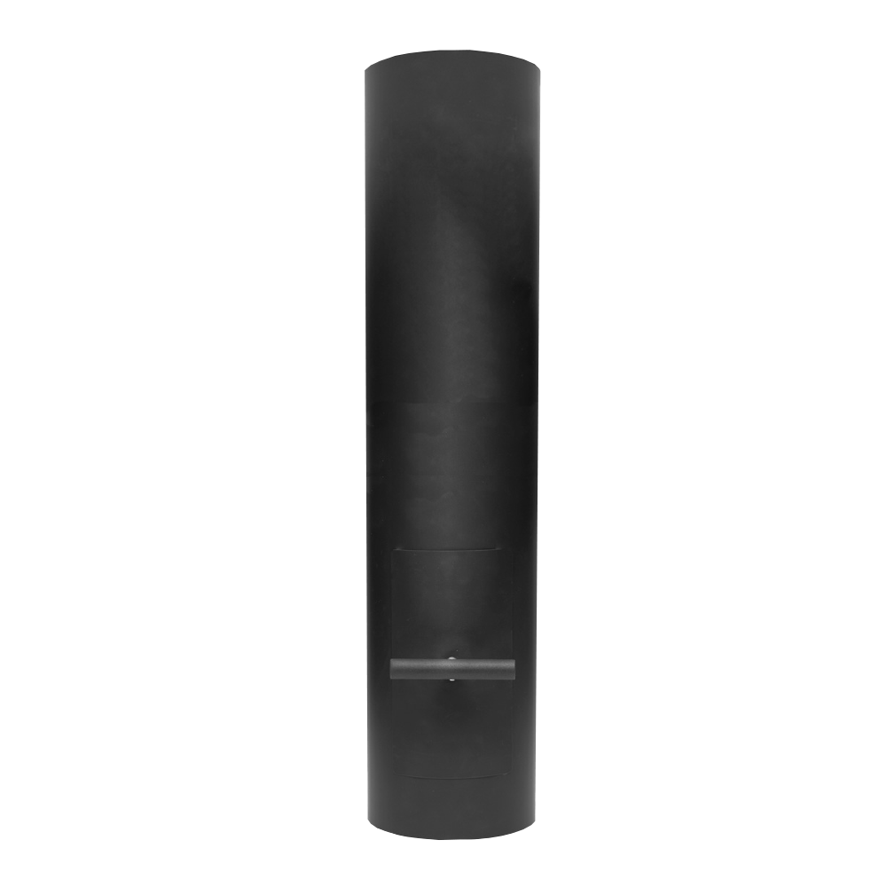 Filtro de humo para estufa de leña Ø150x1000mm Negro ABCAT®