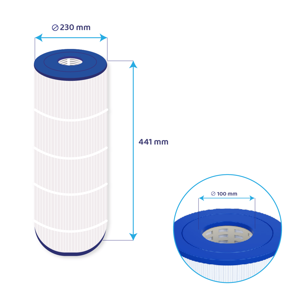 Filtro para piscina Hayward Starclear CX760RE / CX0760RE / C0751
