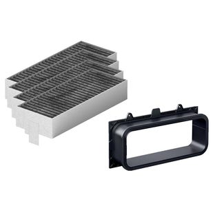 Set filtros de carbono CleanAir para Siemens 17007113 / HZ9VRUD0 (x4)