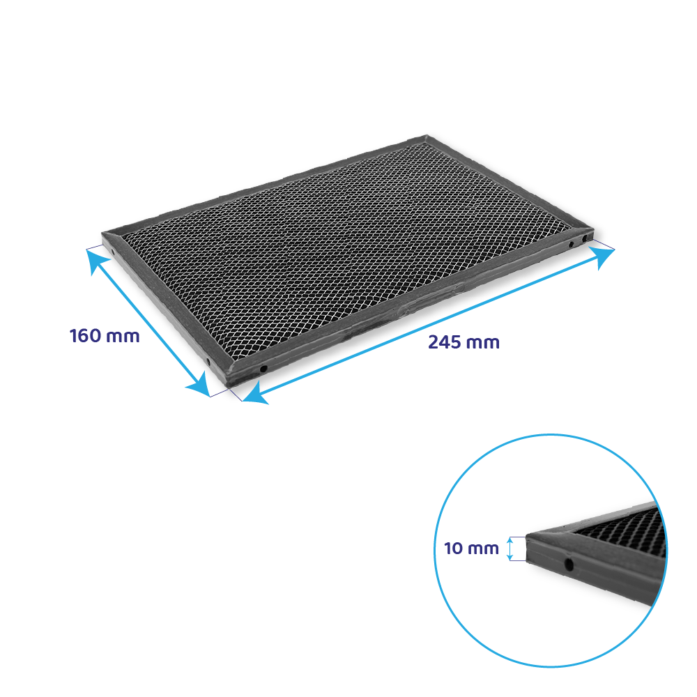 Filtro de carbono regenerable 2 en 1 compatible con Husqvarna 140204164028