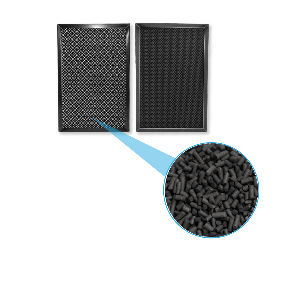 Filtro de carbono regenerable 2 en 1 compatible con Electrolux 140204164028