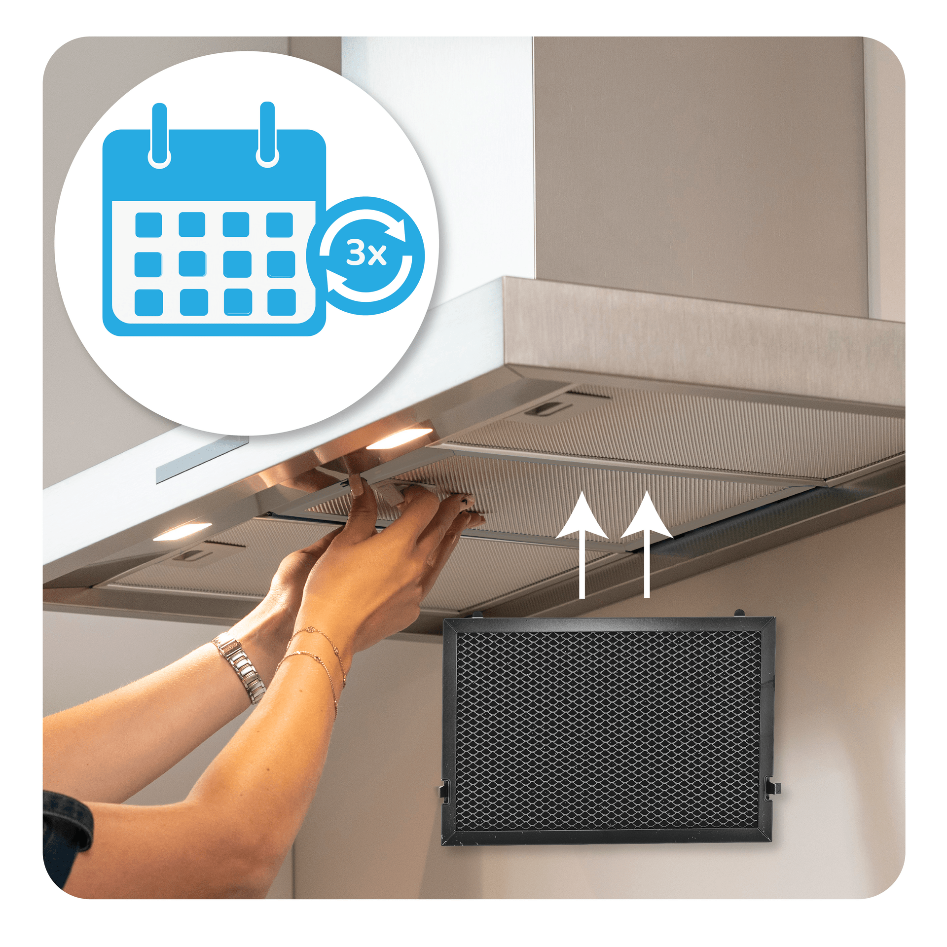 Filtro de carbono regenerable Falmec Carbon.Zeo KACL.1039