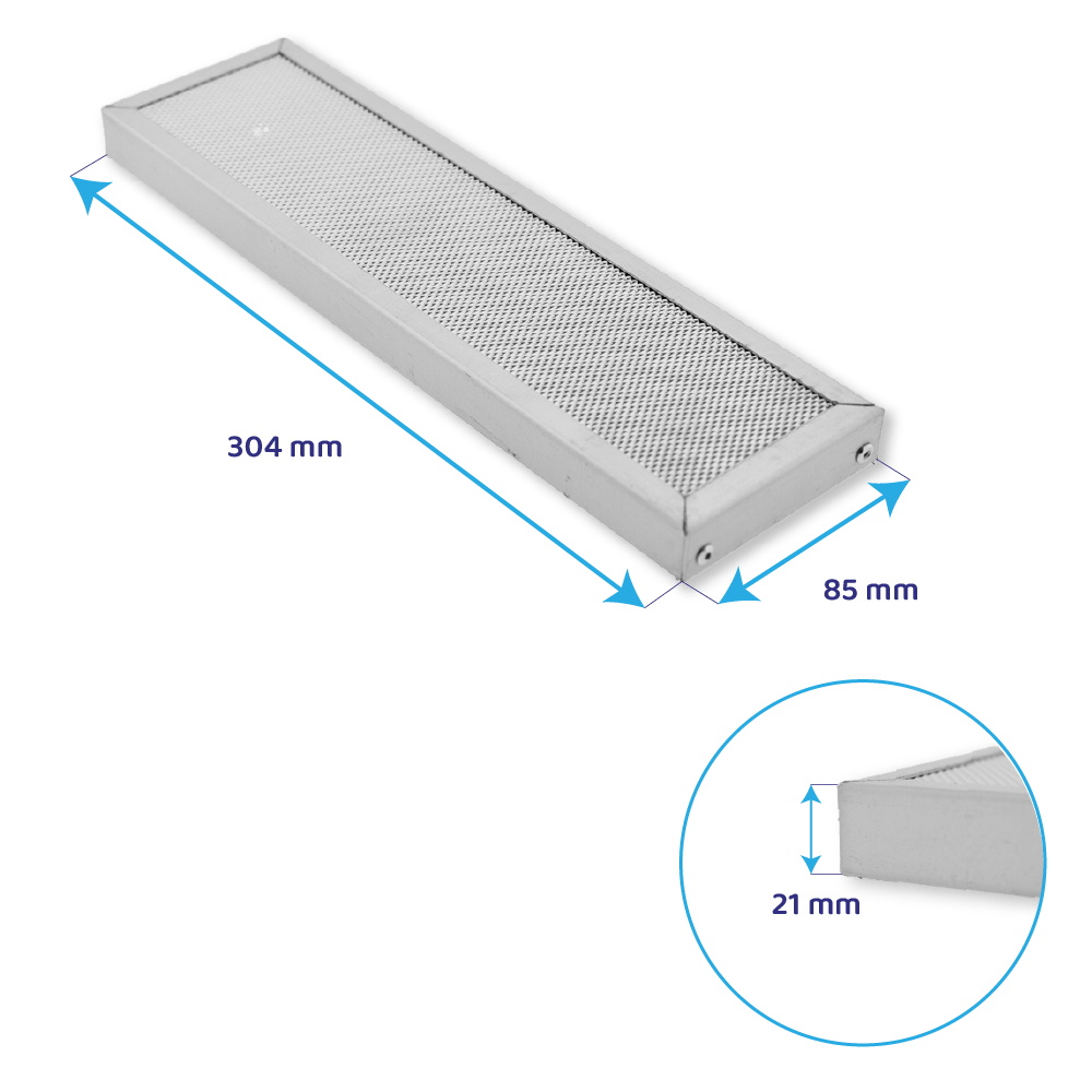 Filtros combinados regenerables Falmec Carbon.Zeo KACL.931 / DOWNDRAFT (x4)