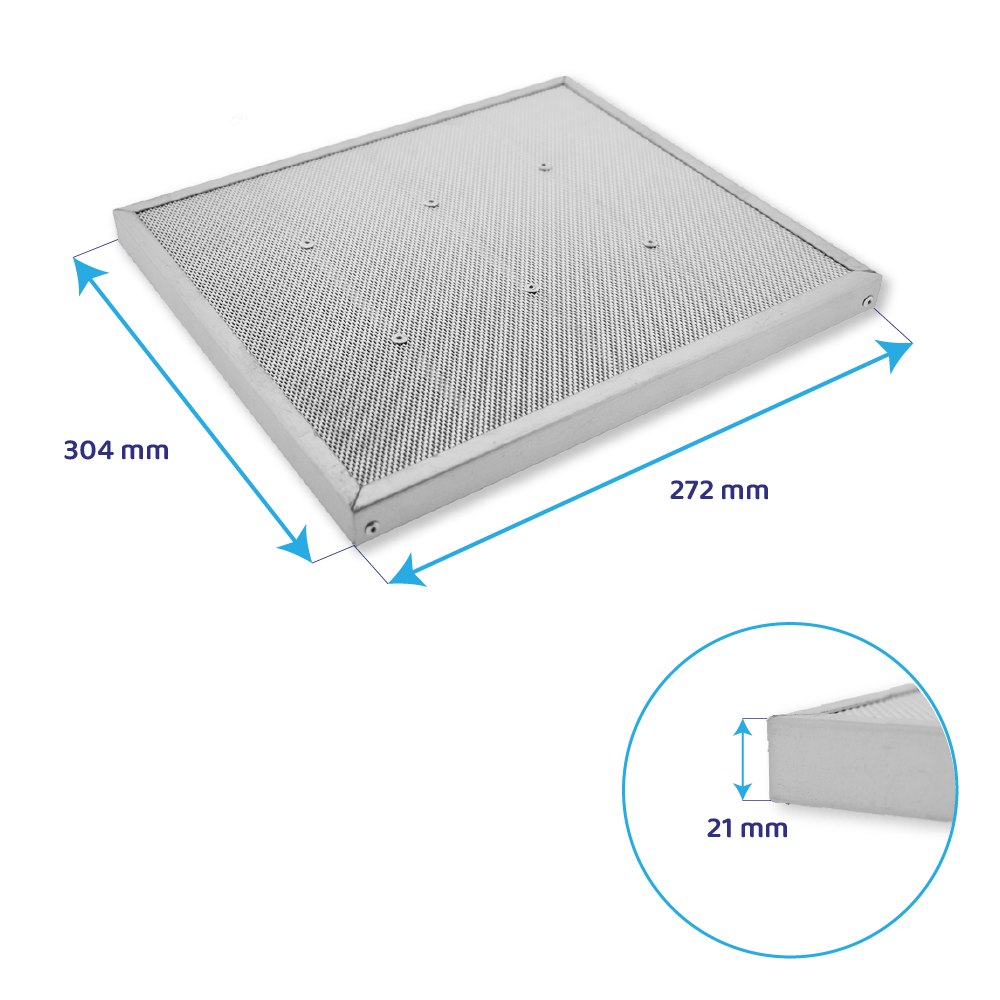 Filtros combinados regenerables Falmec Carbon.Zeo KACL.931 / DOWNDRAFT (x4)