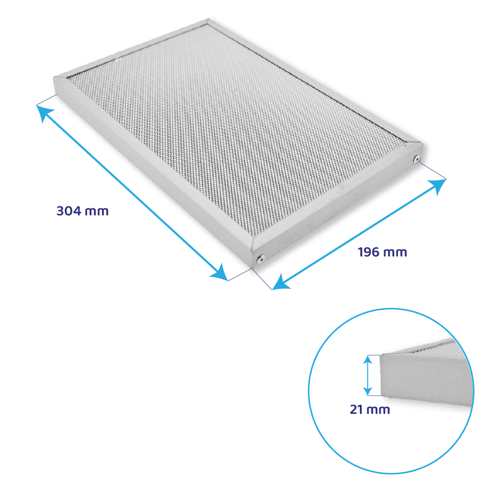 Filtro combinado regenerable Carbon.Zeo Falmec KACL.943 / VERSO / FLIPPER / PRISMA (x2)