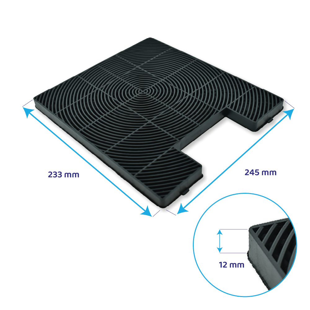 Filtro de carbono Gorenje 180178 / AH005 / ACF005