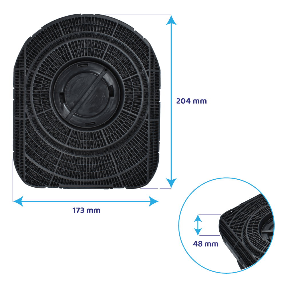 Filtro de carbono Airforce AFFCA (x2)
